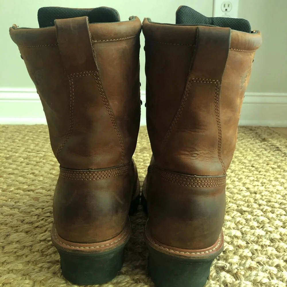 Red Wing Men's 9-inch Steel Toe Logger 4420. Size 9.5
